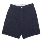 DICKIES Mens Shorts Blue Cargo Cotton M W32 Workwear Pocket Utility