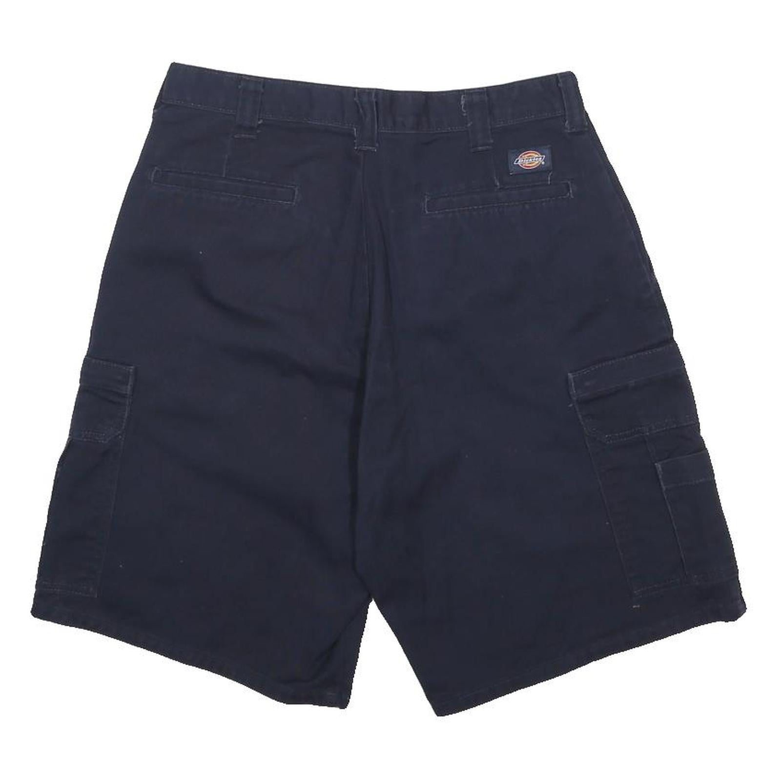 DICKIES Mens Shorts Blue Cargo Cotton M W32 Workwear Pocket Utility