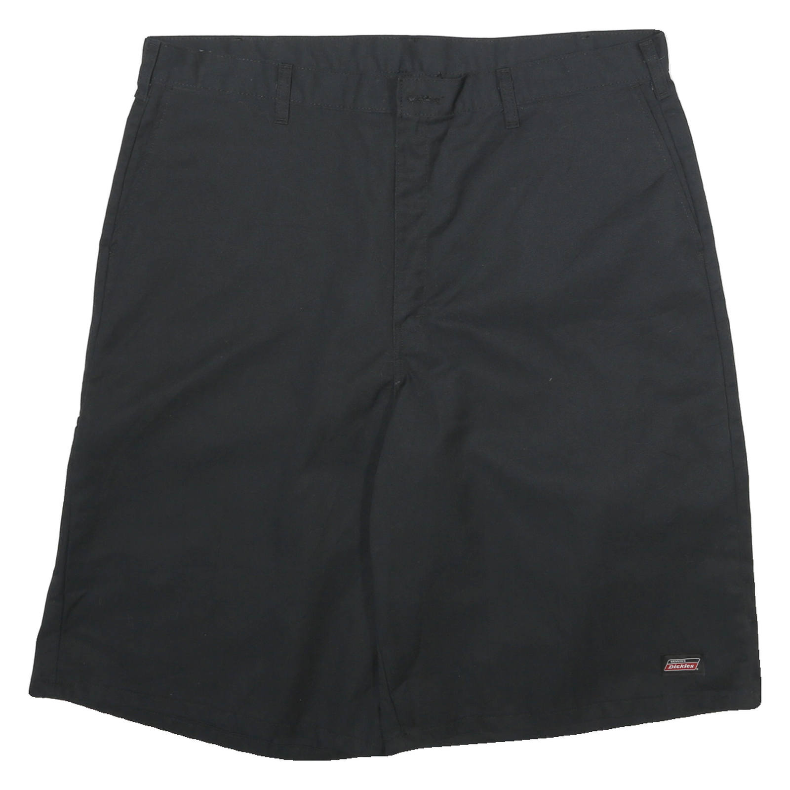 DICKIES Mens Shorts Black Casual Cotton Blend XL W38 Workwear Relaxed Fit
