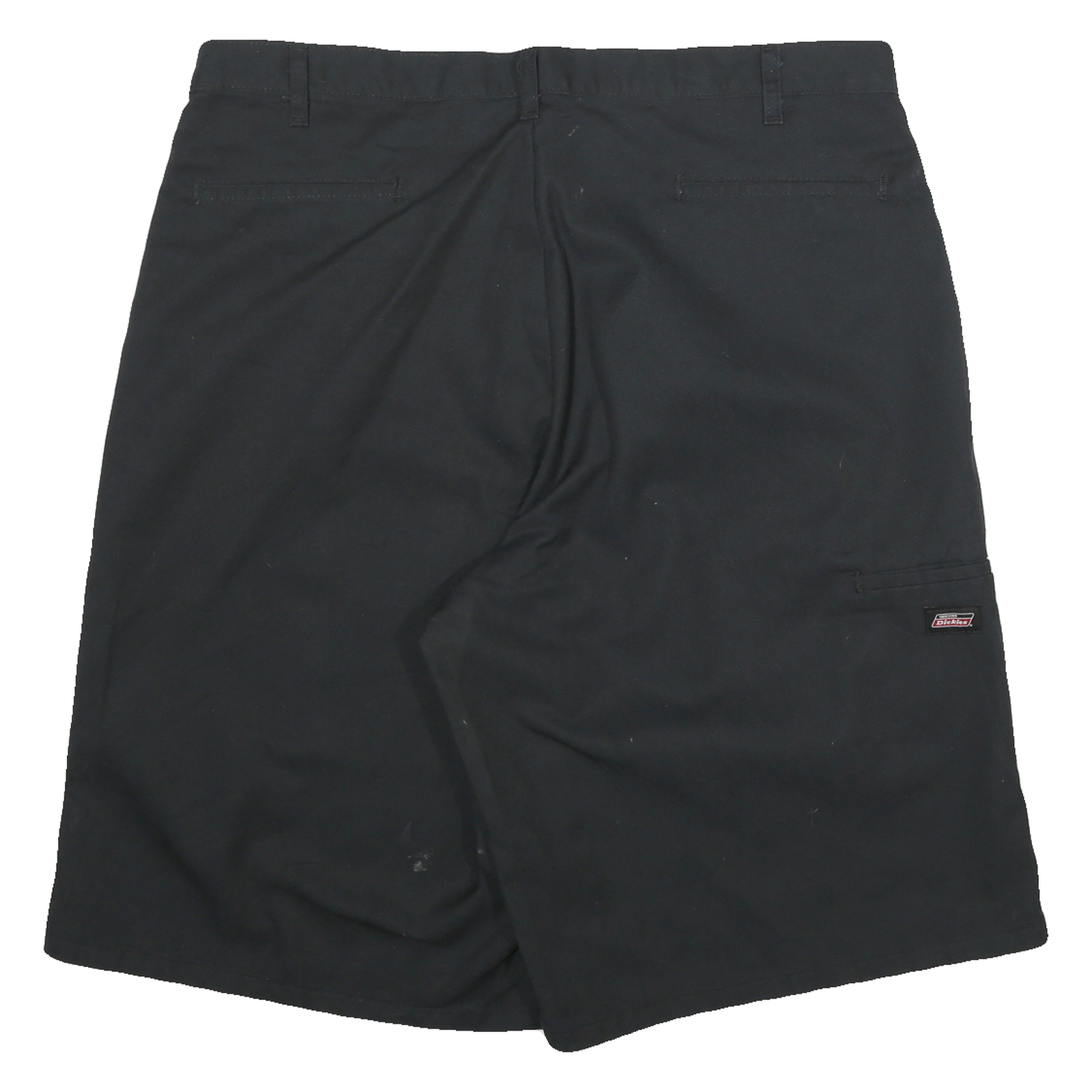 DICKIES Mens Shorts Black Casual Cotton Blend XL W38 Workwear Relaxed Fit
