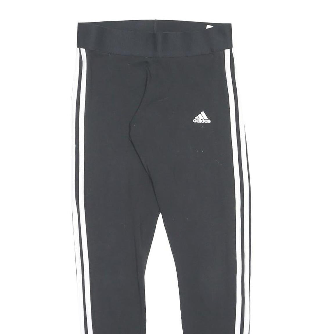 ADIDAS Womens Joggers Black & White Slim Tapered S W26 L27 Sportswear Training
