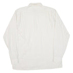 ELCH Mens Shirt Beige Striped Long Sleeve L