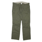 OXYLANE Mens Regular Fit Olive Green Cotton Blend Trousers W36 L30 Outdoor