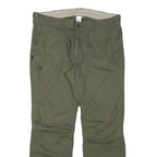 OXYLANE Mens Regular Fit Olive Green Cotton Blend Trousers W36 L30 Outdoor