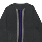 TOMMY HILFIGER Mens Grey Patterned Pullover Jumper Crew Neck Cotton Blend XL