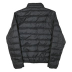 LEVI'S Mens Black Puffer Jacket M Polyester Blend Zip Casual Outerwear