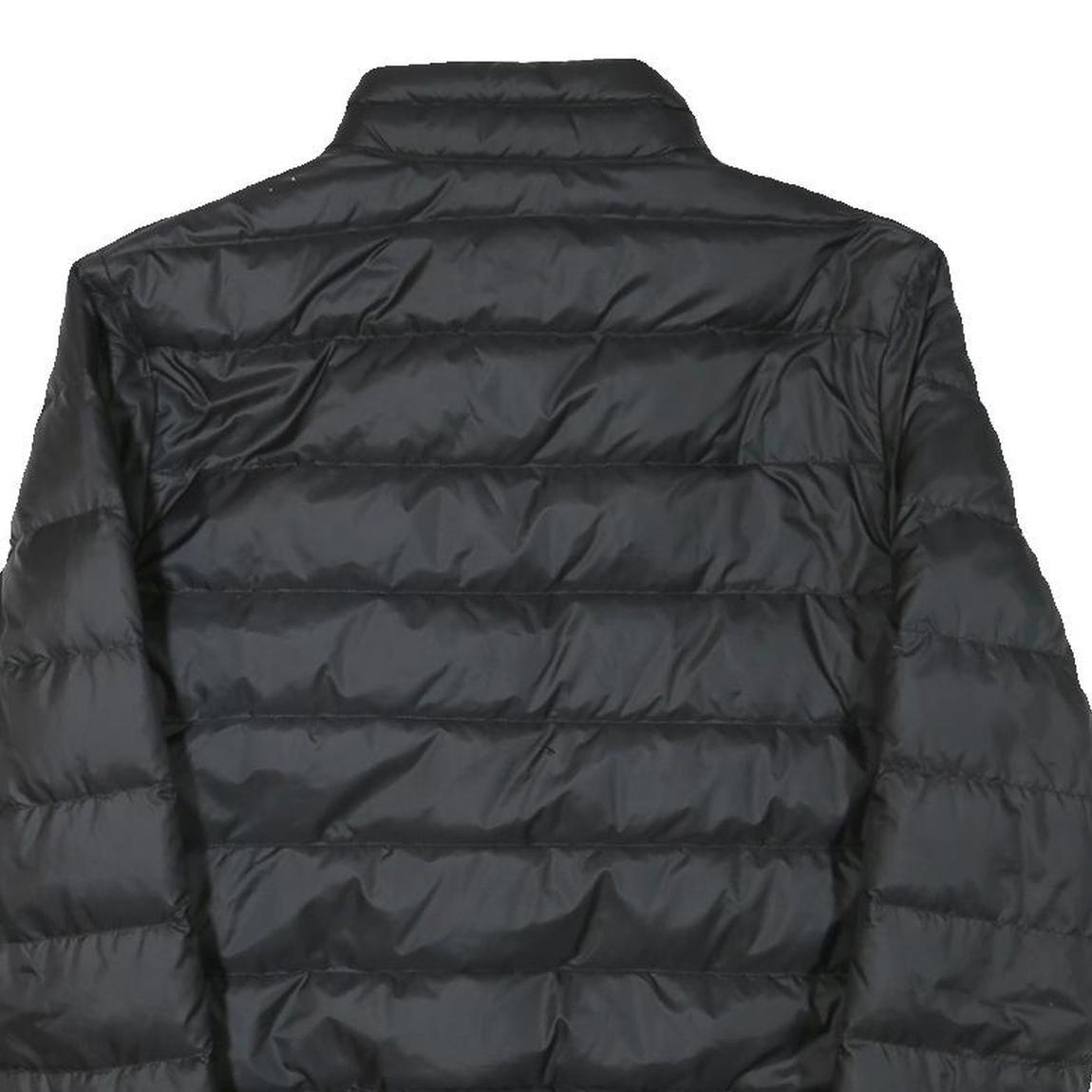 LEVI'S Mens Black Puffer Jacket M Polyester Blend Zip Casual Outerwear