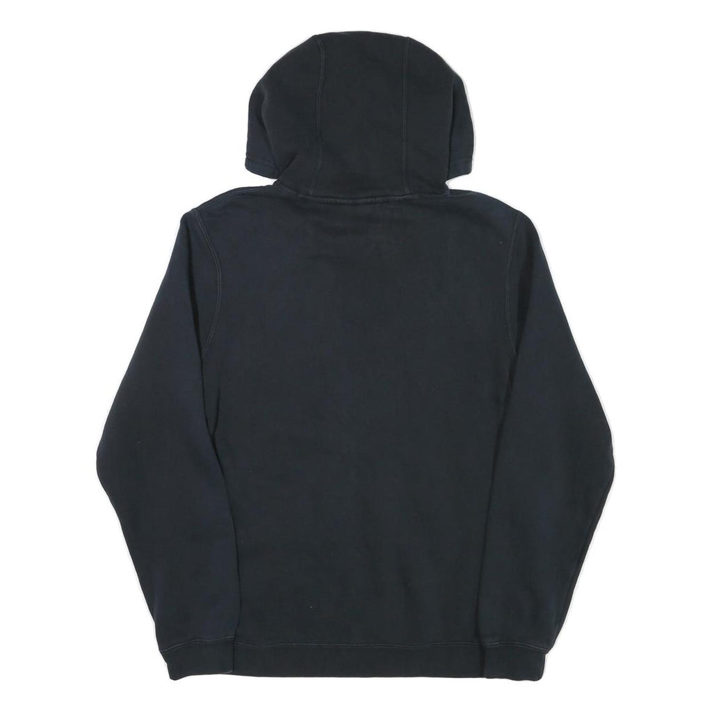 NIKE Mens Black Hoodie M Cotton Blend Pullover Casual Sportswear
