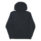 NIKE Mens Black Hoodie M Cotton Blend Pullover Casual Sportswear