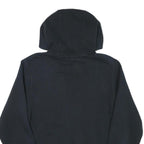 NIKE Mens Black Hoodie M Cotton Blend Pullover Casual Sportswear