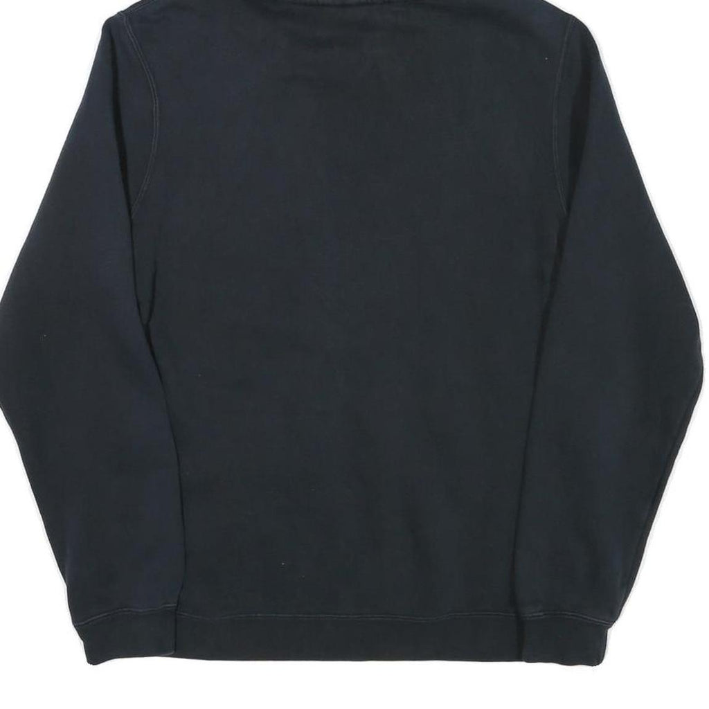 NIKE Mens Black Hoodie M Cotton Blend Pullover Casual Sportswear