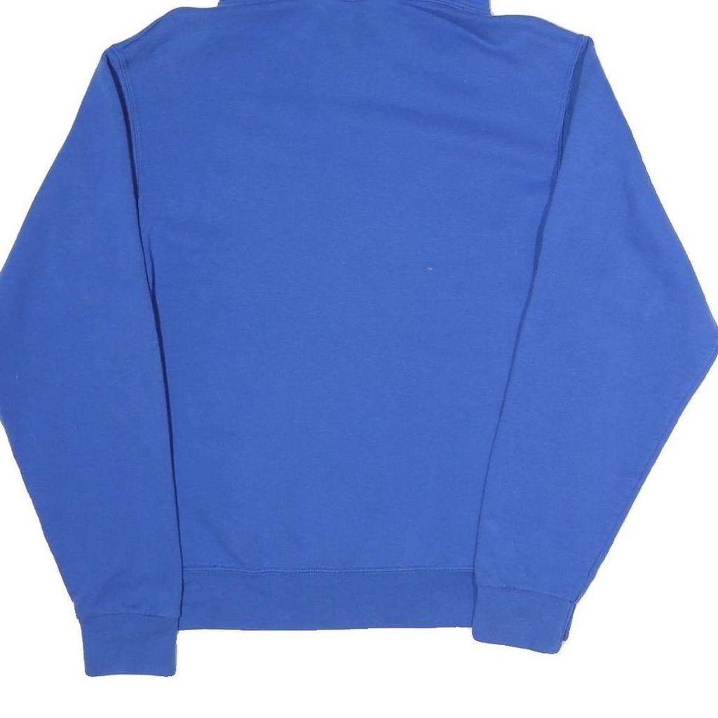 JERZEES Mens Blue Brothers Pullover Hoodie S Cotton Blend Casual Top