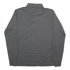 TOMMY HILFIGER Mens Grey Long Sleeve Plain M Cotton Blend Polo Shirt