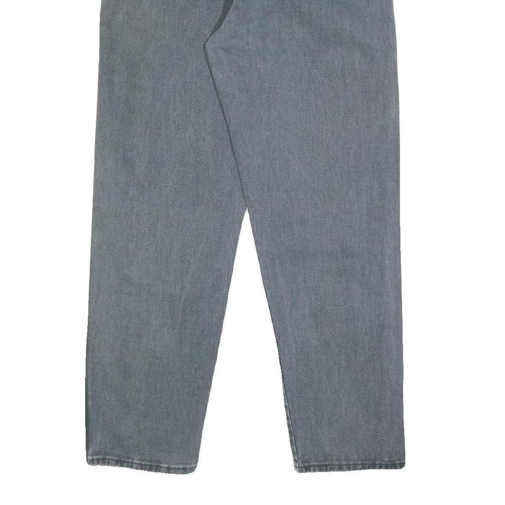 WRANGLER Womens Jeans Blue Relaxed Straight Denim Medium W34 L32 Classic Zip