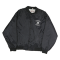 WESTARK Mens Black Sylacauga Baseball Button Jacket 2XL Polyester Blend Plain