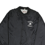 WESTARK Mens Black Sylacauga Baseball Button Jacket 2XL Polyester Blend Plain