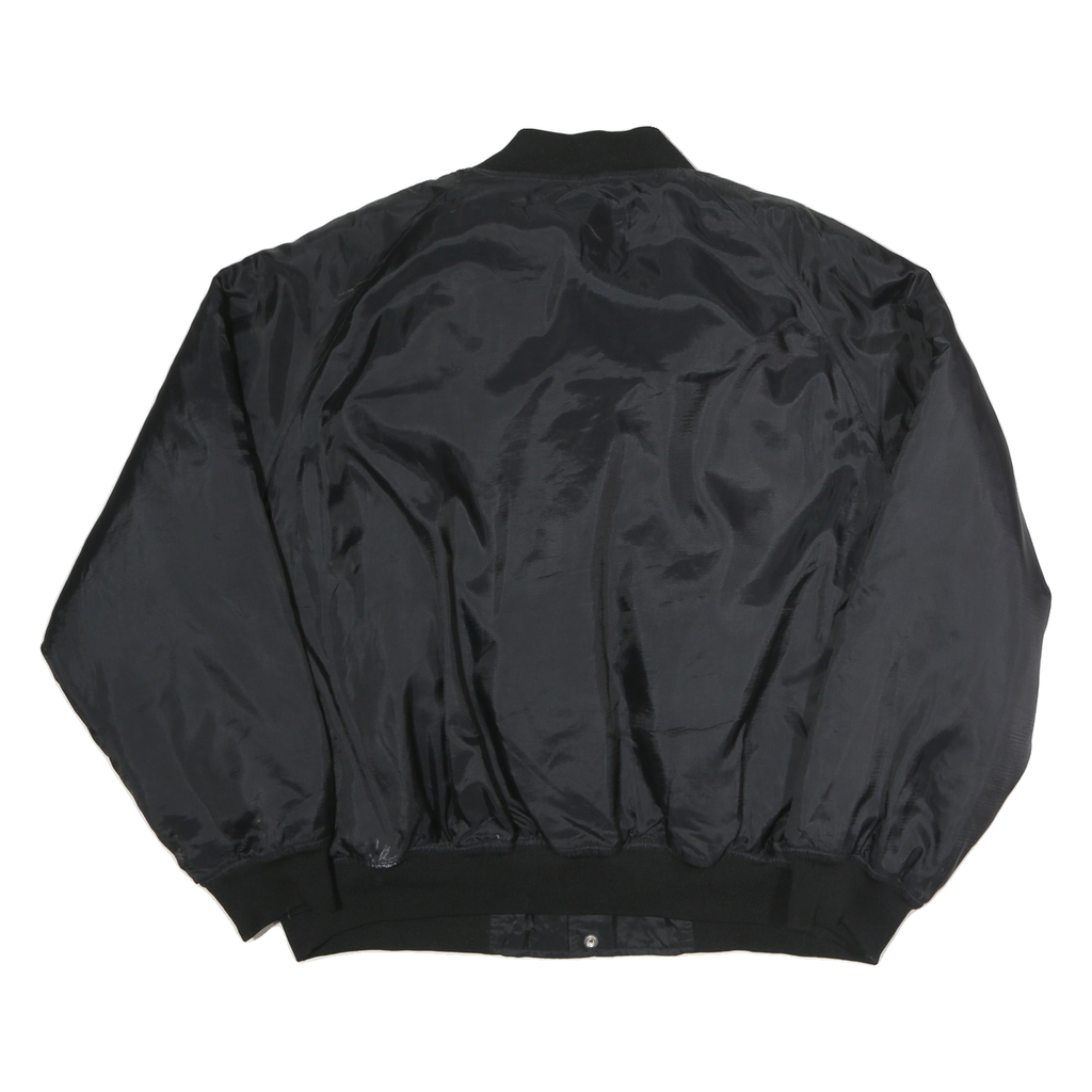 WESTARK Mens Black Sylacauga Baseball Button Jacket 2XL Polyester Blend Plain