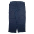 DICKIES Mens Trousers Blue Relaxed Straight W40 L29