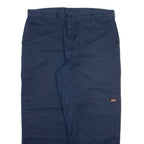 DICKIES Mens Trousers Blue Relaxed Straight W40 L29