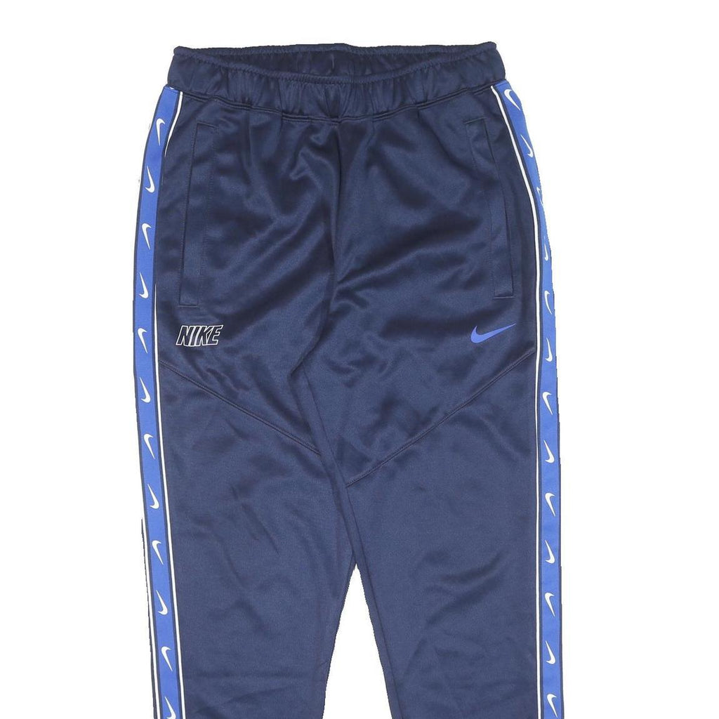 NIKE Mens Joggers Navy Blue & Royal Slim Tapered S W28 L27 Sportswear