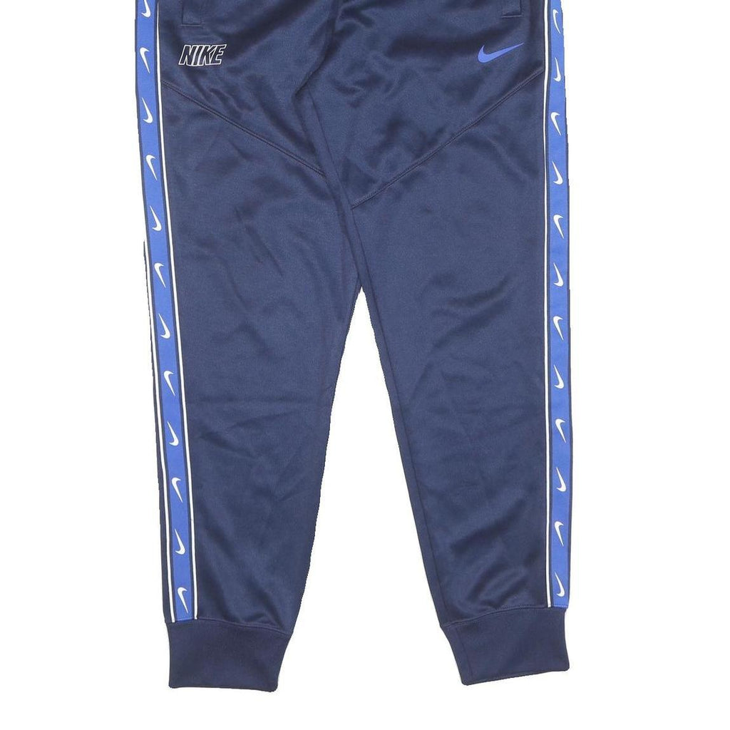 NIKE Mens Joggers Navy Blue & Royal Slim Tapered S W28 L27 Sportswear