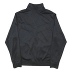 NIKE Mens Black & Grey Sports Zip Jacket 2XL Polyester Blend Athletic Wear