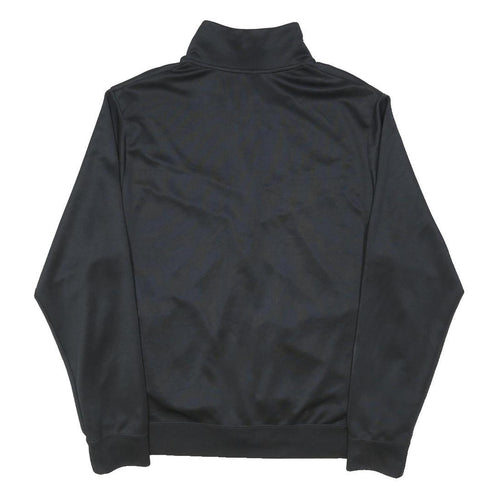 NIKE Mens Black & Grey Sports Zip Jacket 2XL Polyester Blend Athletic Wear