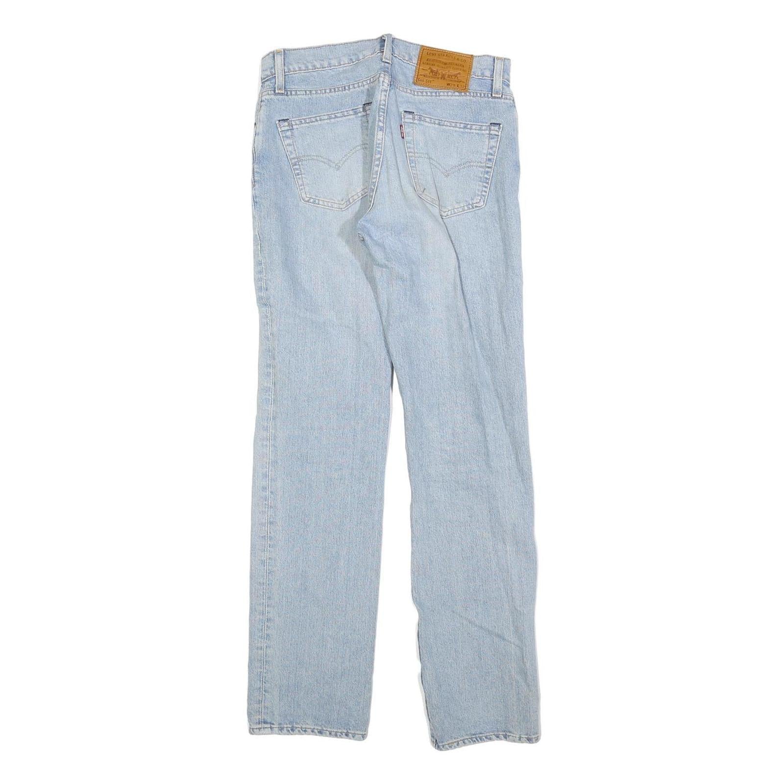 LEVI'S 511 BIG E Mens Jeans Blue Slim Skinny Denim Light W29 L32 Classic Fit