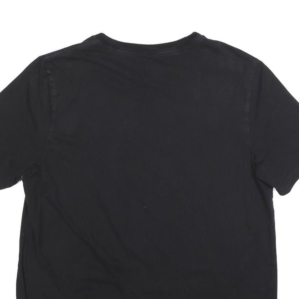 PUMA Mens Black L Graphic T-Shirt Short Sleeve Crew Neck Cotton Blend