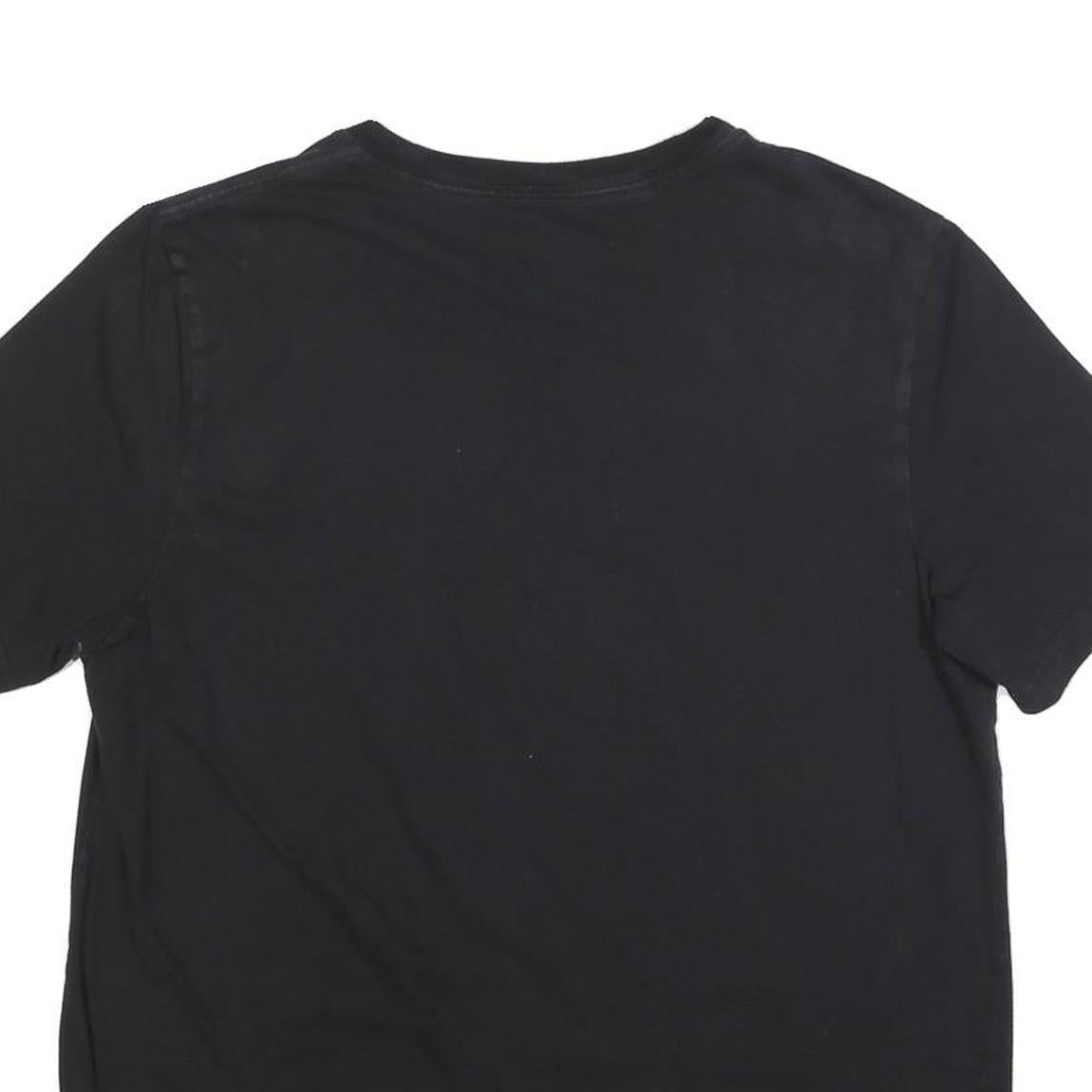 PUMA Mens Black L Graphic T-Shirt Short Sleeve Crew Neck Cotton Blend