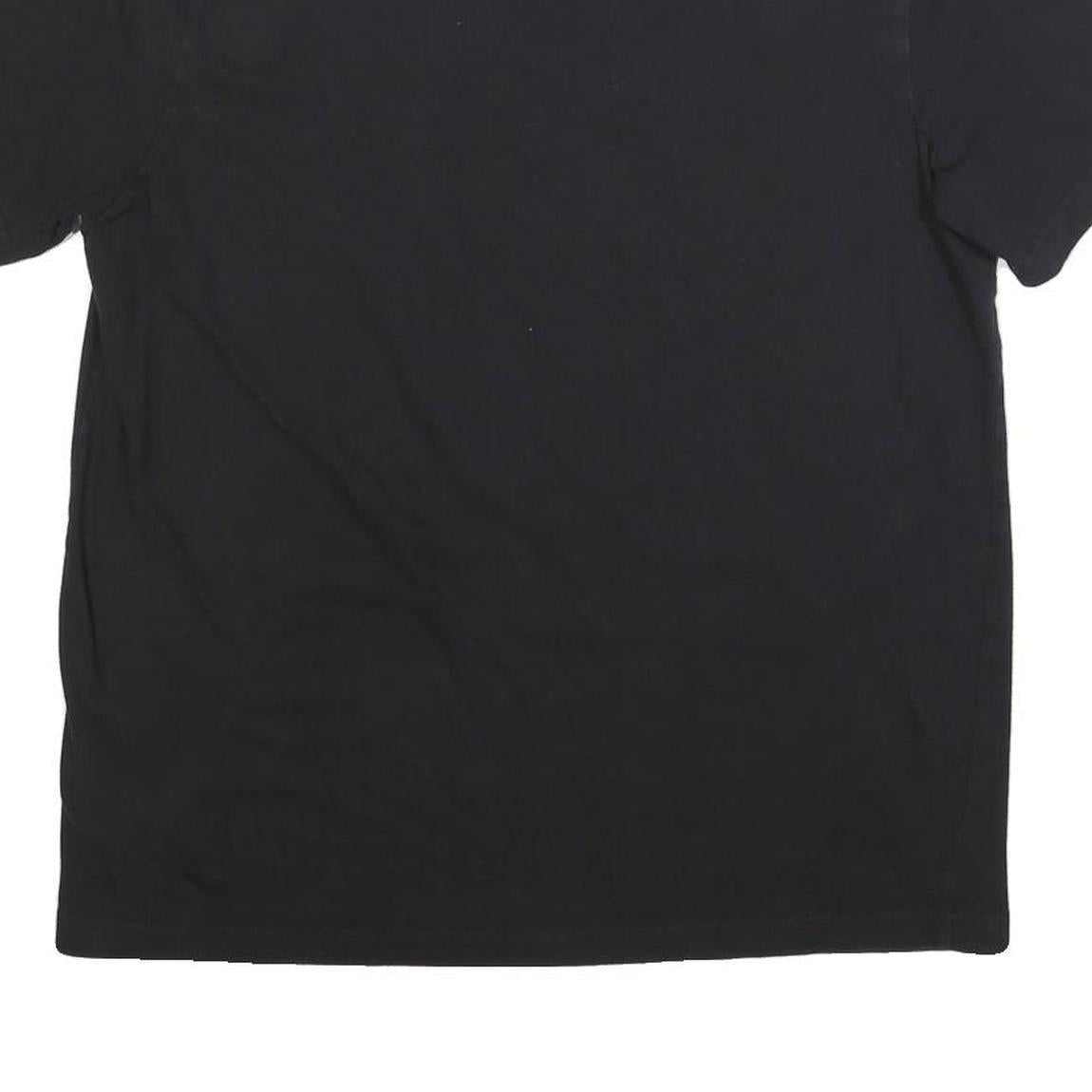 PUMA Mens Black L Graphic T-Shirt Short Sleeve Crew Neck Cotton Blend