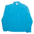 LLOYD WILLIAMS Womens Shirt Blue Collared Long Sleeve UK 10