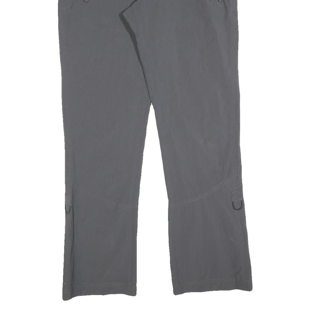 THE NORTH FACE Womens Grey Regular Straight Trousers W32 L32 Outdoor Zip Pockets