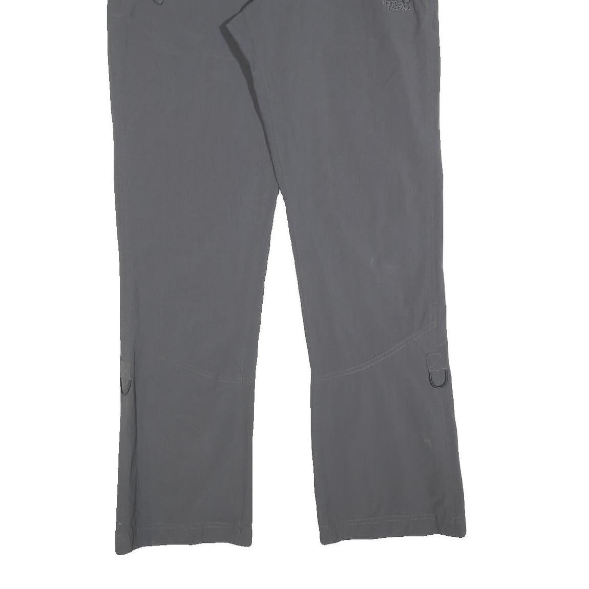 THE NORTH FACE Womens Grey Regular Straight Trousers W32 L32 Outdoor Zip Pockets