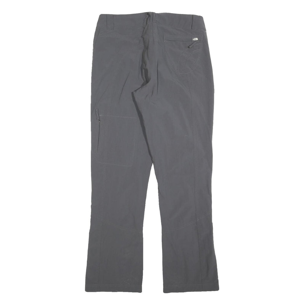 THE NORTH FACE Womens Grey Regular Straight Trousers W32 L32 Outdoor Zip Pockets