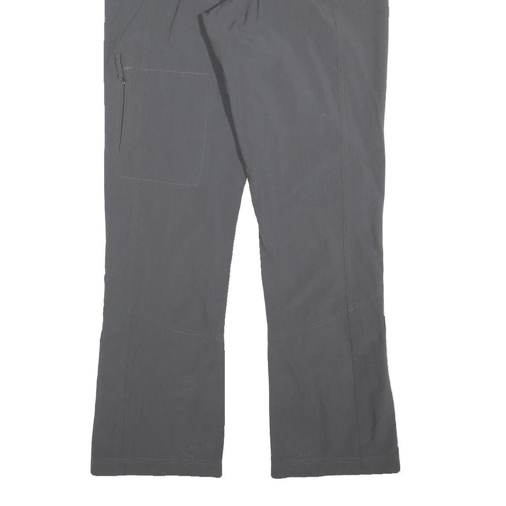 THE NORTH FACE Womens Grey Regular Straight Trousers W32 L32 Outdoor Zip Pockets