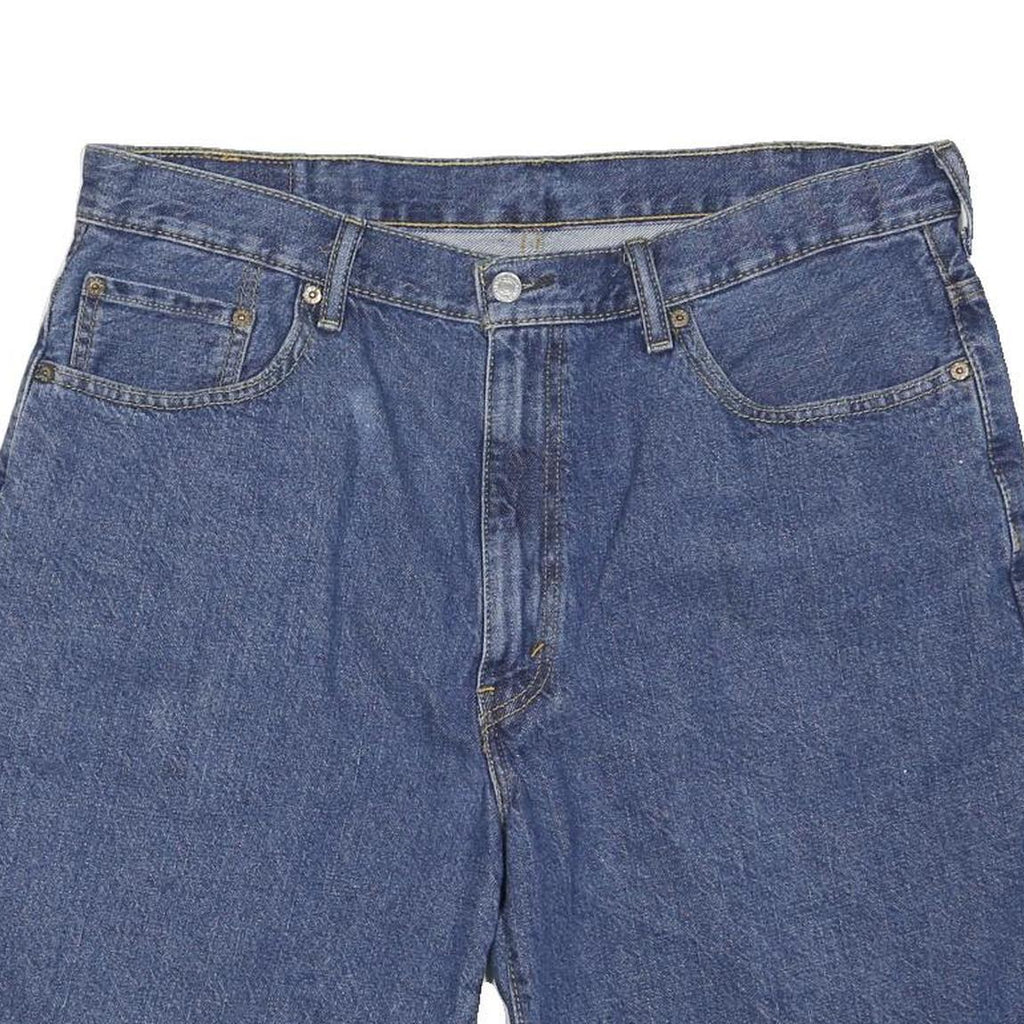 LEVI'S Mens Denim Blue Casual Shorts XL W38 Cotton Blend Relaxed Fit