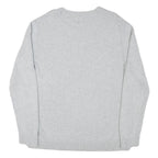TOMMY HILFIGER Mens Grey Crew Neck Patterned Jumper Cotton Blend L Casual Wear