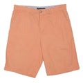 TOMMY HILFIGER Mens Shorts Orange Casual M W34 Cotton Blend Classic Comfort