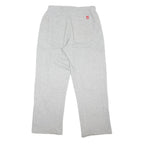 CONVERSE Mens Joggers Grey M W29 L30 Cotton Blend Relaxed Straight Fit Casual