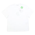 STELLA MCCARTNEY Womens White Graphic T-Shirt XS Short Sleeve Crew Neck Organic