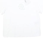 STELLA MCCARTNEY Womens White Graphic T-Shirt XS Short Sleeve Crew Neck Organic