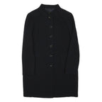 BOGNER Womens Black Classic Jacket M Cotton Blend Button Plain Elegant Outerwear