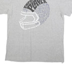 ADIDAS Mens Grey Impact Player Graphic T-Shirt L Short Sleeve Crew Neck