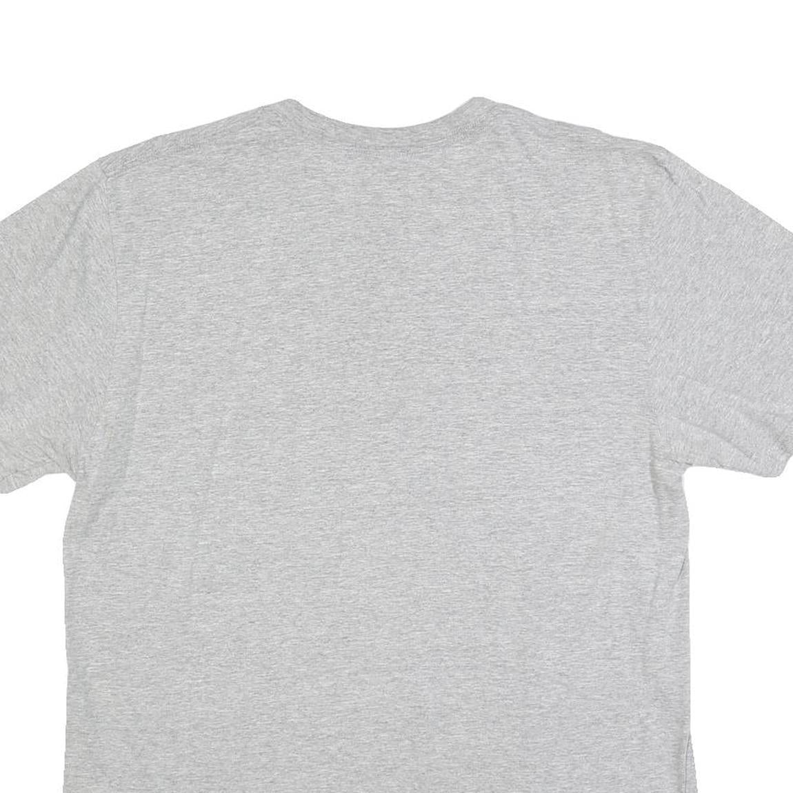 ADIDAS Mens Grey Impact Player Graphic T-Shirt L Short Sleeve Crew Neck