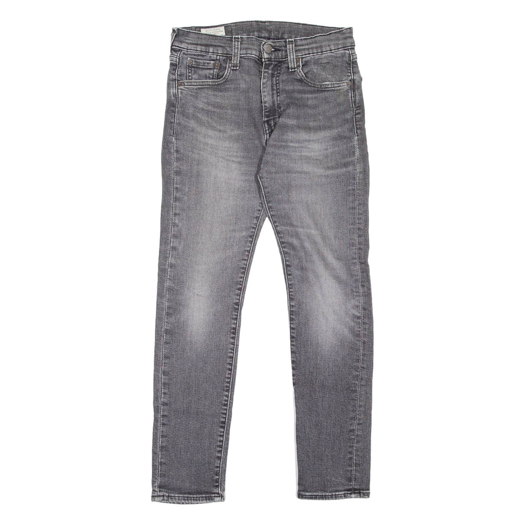 LEVI'S 519 BIG E Jeans Mens Grey Slim Skinny Stone Wash W30 L30