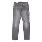 LEVI'S 519 BIG E Jeans Mens Grey Slim Skinny Stone Wash W30 L30