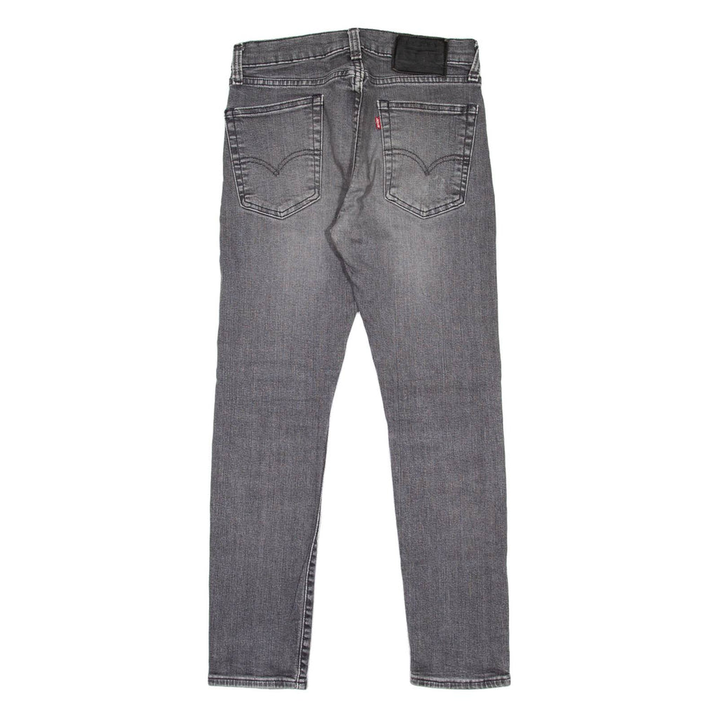 LEVI'S 519 BIG E Jeans Mens Grey Slim Skinny Stone Wash W30 L30