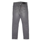 LEVI'S 519 BIG E Jeans Mens Grey Slim Skinny Stone Wash W30 L30