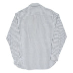 TIMBERLAND Mens Shirt Grey Striped Long Sleeve L